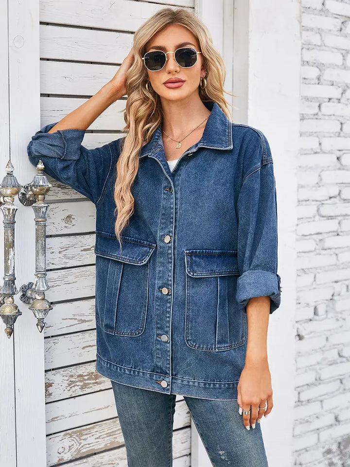 Casual Fall Denim Jacket