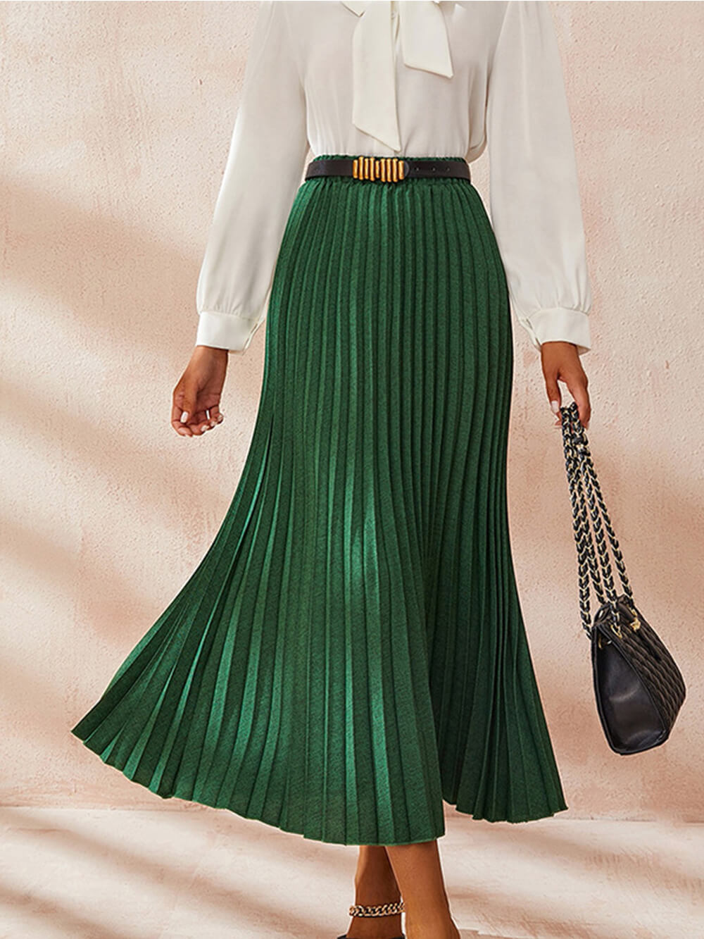 Elegant Pleated Skirt