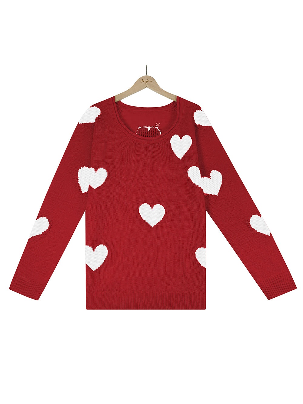 Valentine's Day V-Neck Knit Sweater