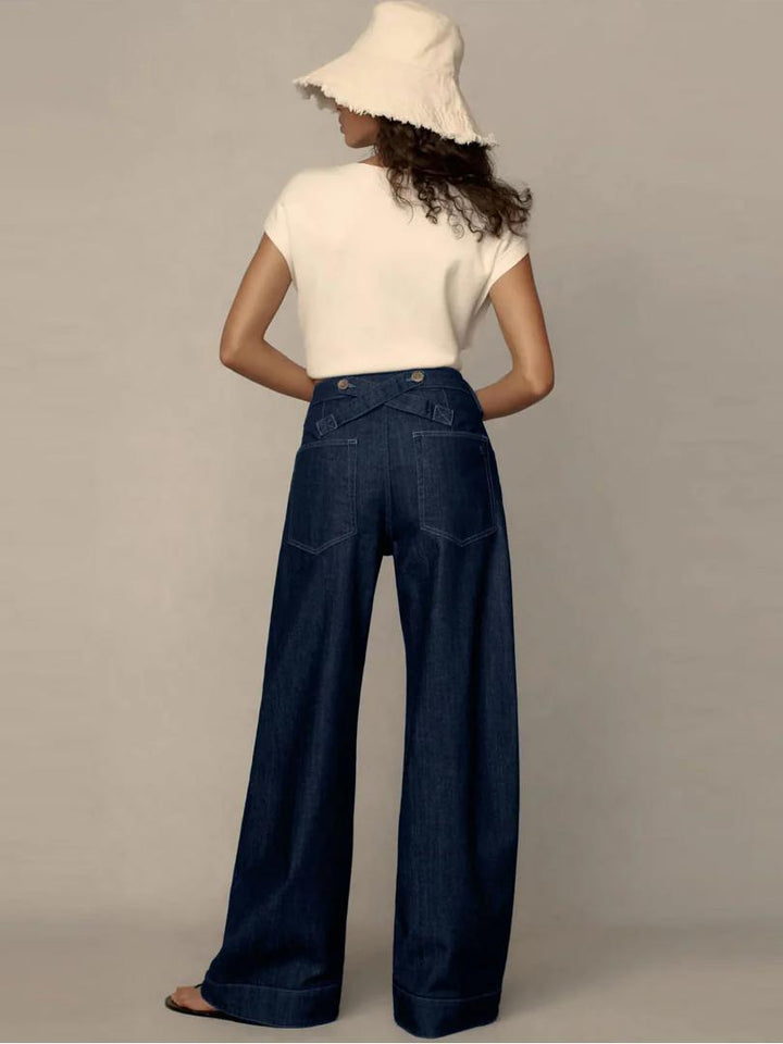 The Myra Low-Rise Tapered Jeans