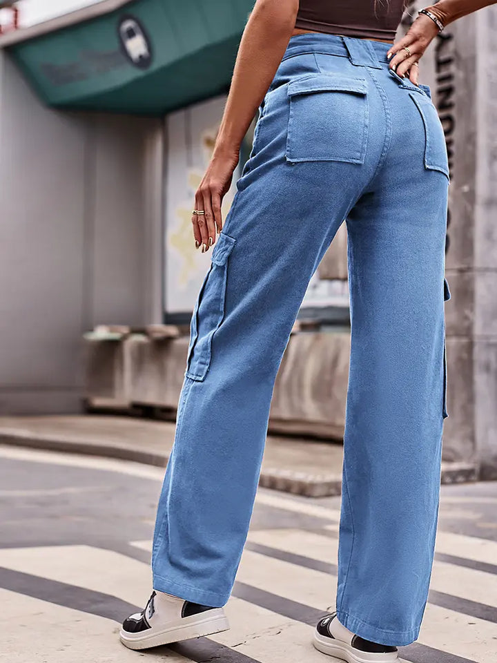 Versatile Multi-Pocket Jeans