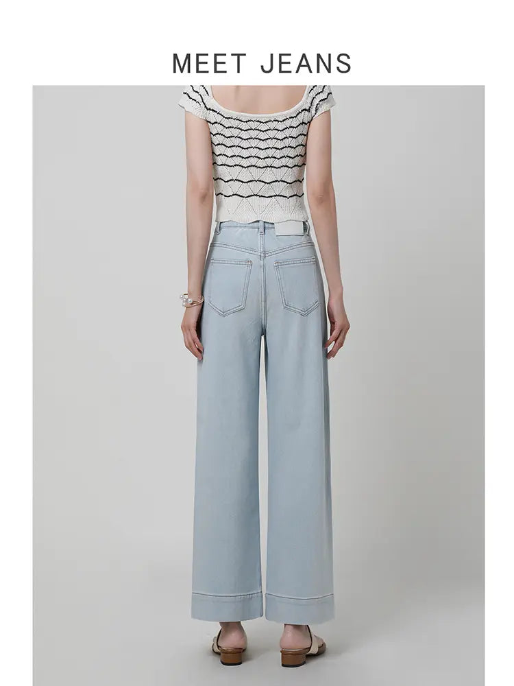 High-Waist Wide-Leg Jeans