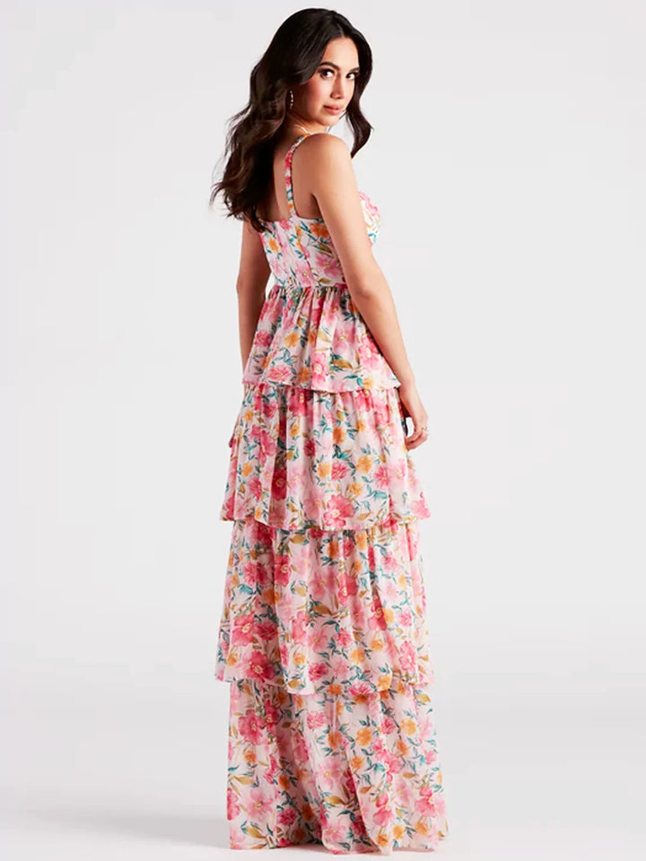 Whispering Petals Bloom Gown