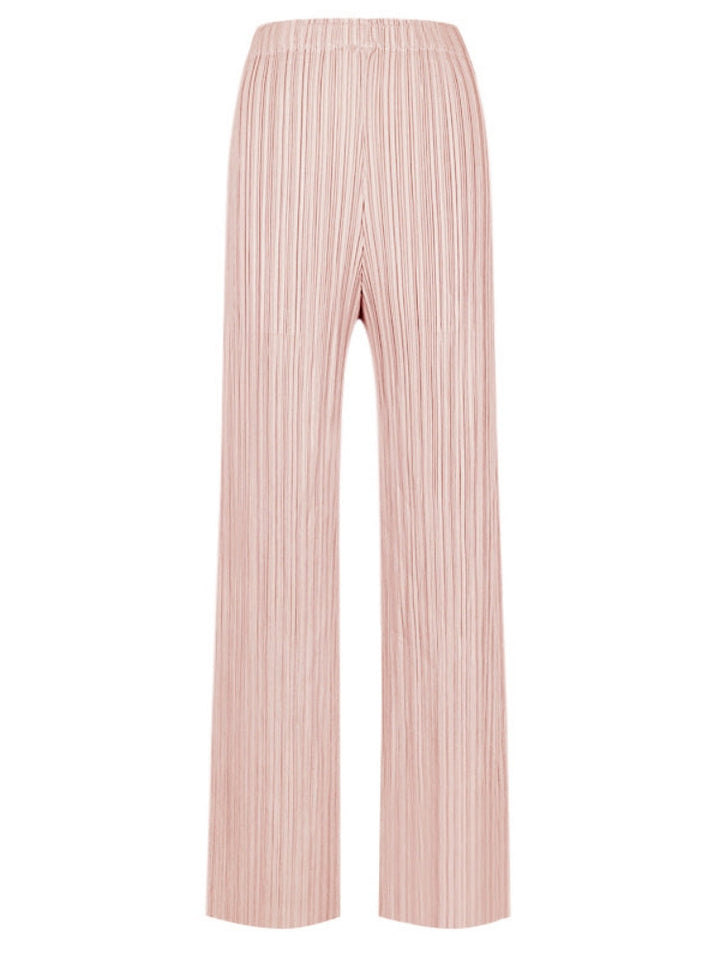 Women's Casual Wide-Leg Pleated Pants