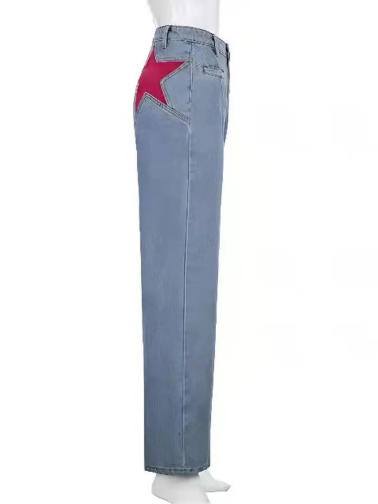 Retro Mid-Waist Flared Jeans