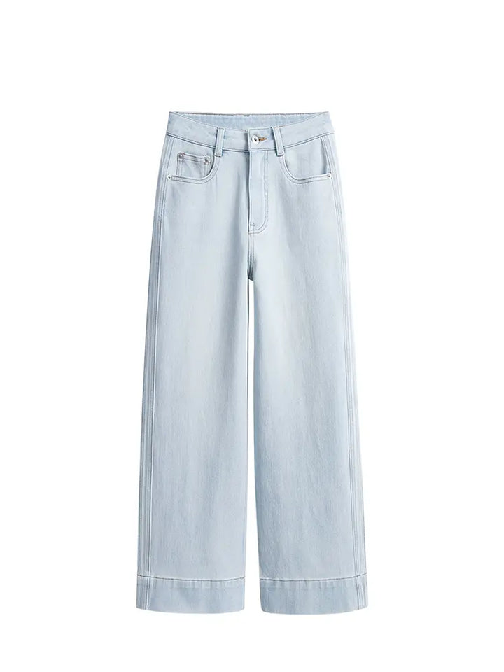 High-Waist Wide-Leg Jeans