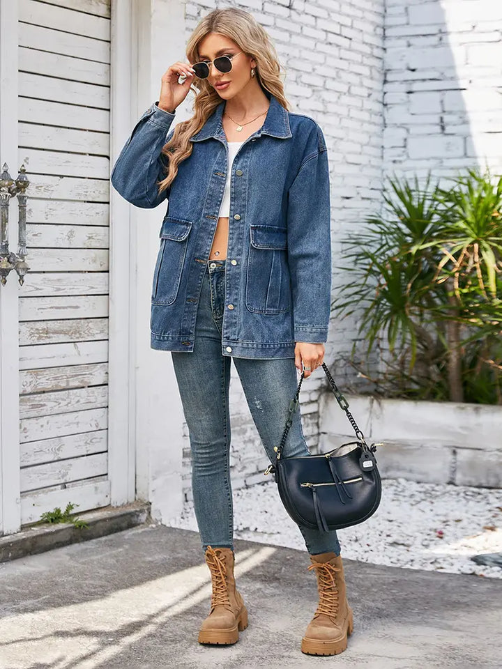 Casual Fall Denim Jacket