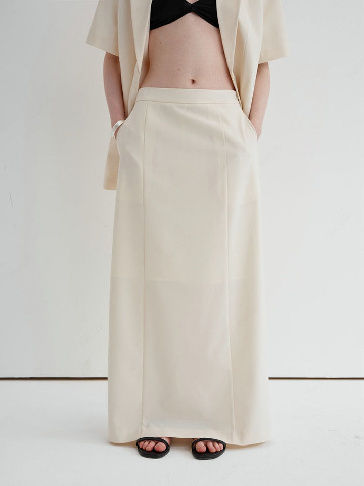 Relaxed High-Waist  Skirt