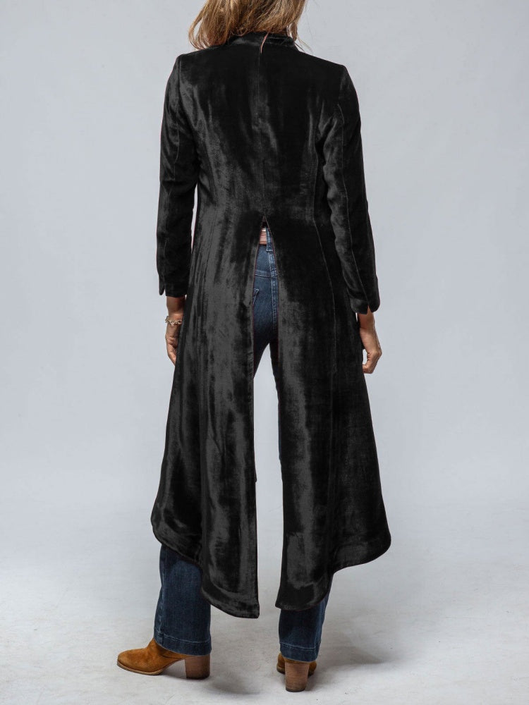 Long Cardigan Trench Coat