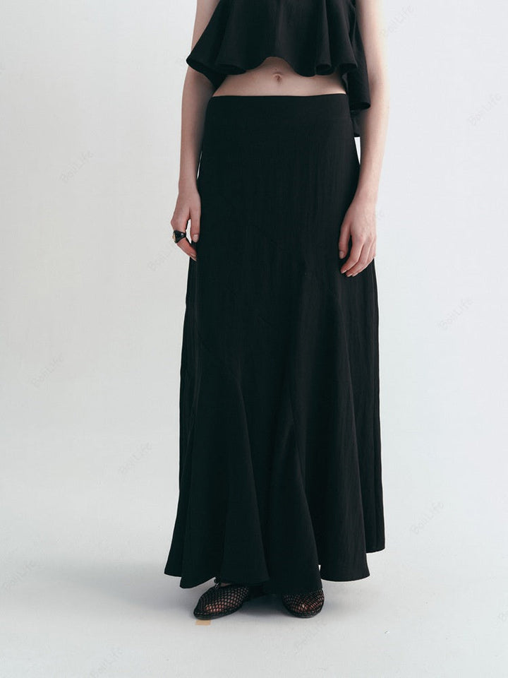 Mermaid Tail High-Waist A-Line Skirt