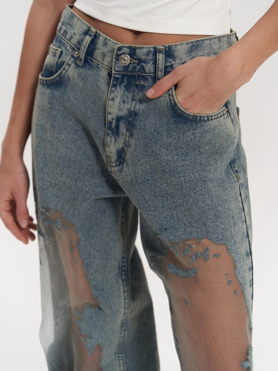 Trixie Blue Transparent Jeans