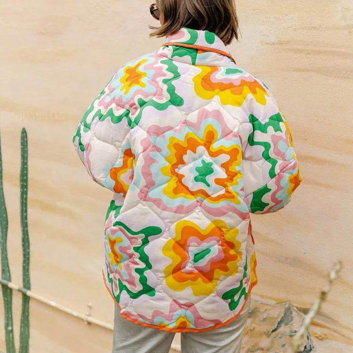 Elma Printed Quilted Jacket