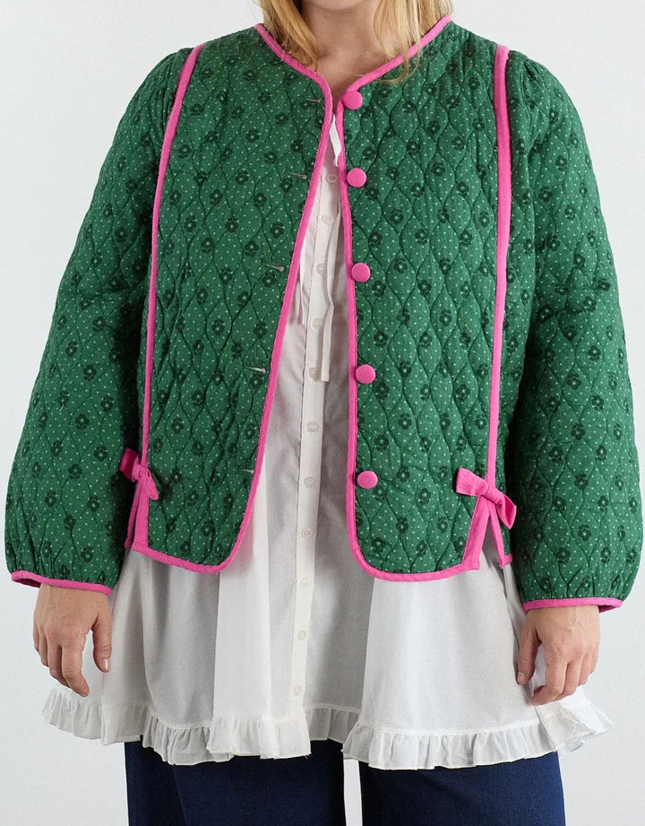 Green Life Pink Bow Jacket