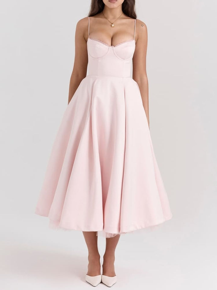 Ballerina Pink Midi Dress